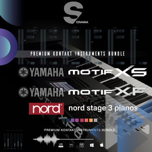 Yamaha Motif XS and Motif XF & Nord Stage 3 Pianos Kontakt Bundle