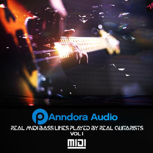 Panndora Audio Real MIDI Bass Lines VOL 1 Panndora Audio
