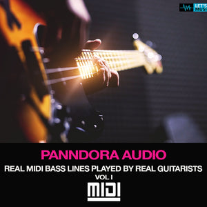 Panndora Audio Real MIDI Bass Lines VOL 2 Panndora Audio