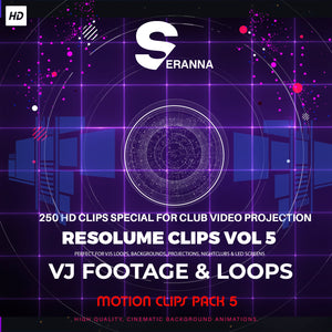 Seranna VJ Loop Pack Vol 5